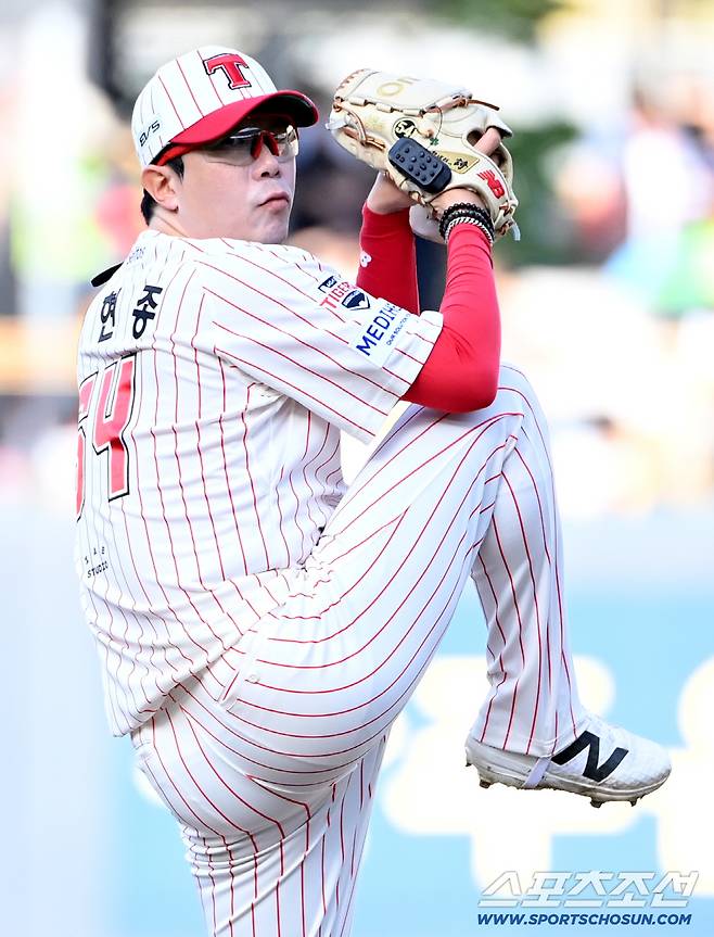 25일 광주KIA챔피언스필드에서 열린 롯데와 KIA의 경기. KIA 선발투수 양현종이 역투하고 있다. 광주=허상욱 기자wook@sportschosun.com/2026.04.25/