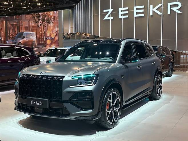 베이징 국제 모터쇼에 전시된 지커 8X ⓒ데일리안 편은지 기자