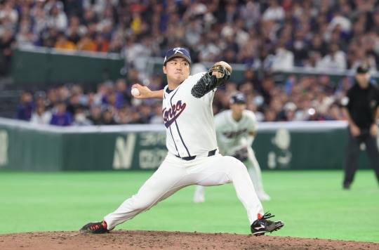 역투하는 고우석. / 사진=연합뉴스