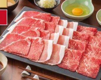 ‘샤부요’(しゃぶ葉) 메뉴판 이미지 속 고기의 모습. 샤부요 홈페이지 캡처