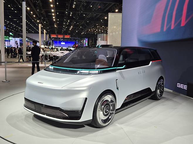 지리자동차 로보택시 프로토타입 'EVA 캡' [촬영 홍규빈]