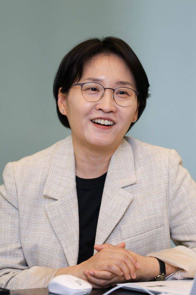 황선영 NHN 와플랫 대표가 22일 경기 성남 NHN플레이뮤지엄에서 아시아경제와 인터뷰 하고 있다. 강진형 기자