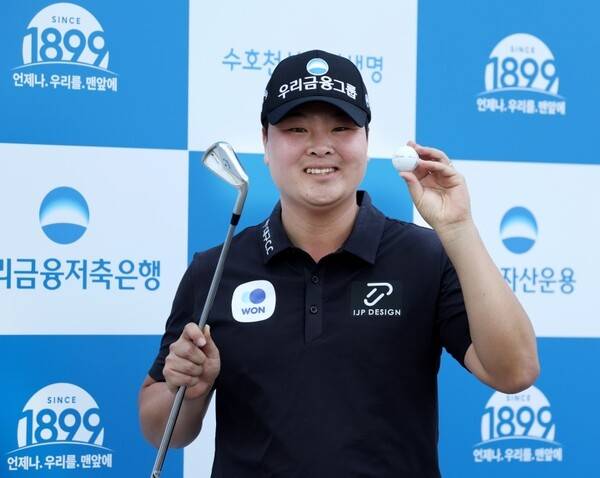 2026년 한국프로골프(KPGA) 투어 우리금융 챔피언십에 출전한 황중곤 프로가 3라운드에서 홀인원을 기록했다. 사진제공=KPGA (사진을 무단으로 사용하지 마십시오.)