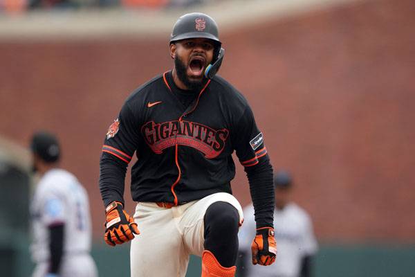 라모스는 8회 밀어쳐서 담장을 넘겼다. 사진= Darren Yamashita-Imagn Images= 연합뉴스 제공