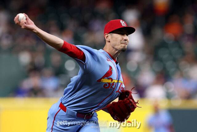 라이언 오브라이언이 투구를 하고 있다./게티이미지코리아