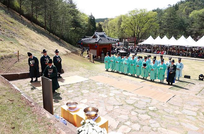 단종문화제 장릉 제향[연합]