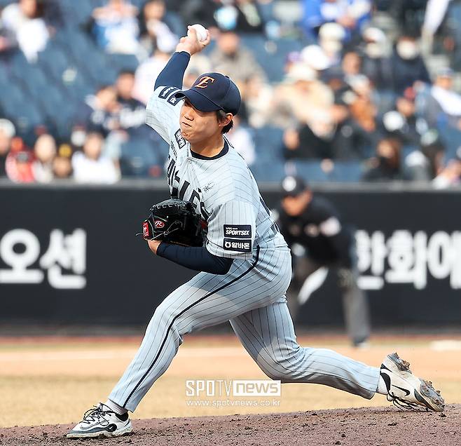 ▲ 2군에 내려간 뒤 경기력의 안정을 찾으며 주목을 모으고 있는 한화 원종혁 ⓒ곽혜미 기자