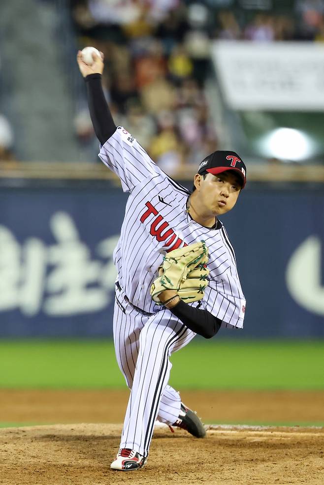 LG 트윈스 투수 김진수. /사진=LG 트윈스 제공