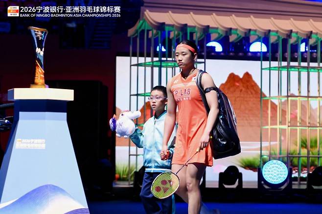 아시아선수권대회 당시 안세영. /사진=아시아배드민턴연맹·대한배드민턴협회 제공