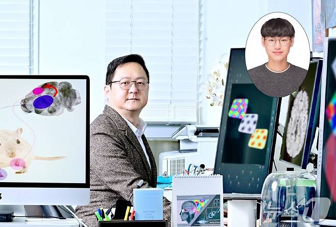 KAIST 백세범 석좌교수(왼쪽)와 천정환 석사(KAIST 제공) /뉴스1