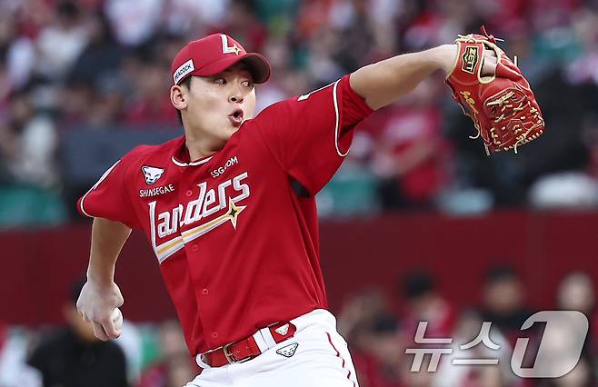 SSG 랜더스 조병현. ⓒ 뉴스1 김성진 기자