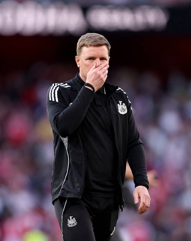 뉴캐슬 하우 감독   로이터 <저작권자(c) 연합뉴스, 무단 전재-재배포, AI 학습 및 활용 금지>