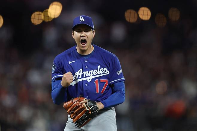 SAN FRANCISCO, CALIFORNIA - APRIL 22: Shohei Ohtani #17 of the Los Angeles Dodgers reacts after he struck out Casey Schmitt #10 of the San Francisco Giants to end the sixth inning with runners on second and third base at Oracle Park on April 22, 2026 in San Francisco, California.   Ezra Shaw/Getty Images/AFP (Photo by EZRA SHAW / GETTY IMAGES NORTH AMERICA / Getty Images via AFP)







<저작권자(c) 연합뉴스, 무단 전재-재배포, AI 학습 및 활용 금지>