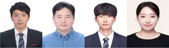 왼쪽부터 남기훈 전기연 선임연구원, 하윤철 책임연구원, 김영오 선임연구원, 임소정 학생연구원. 전기연 제공