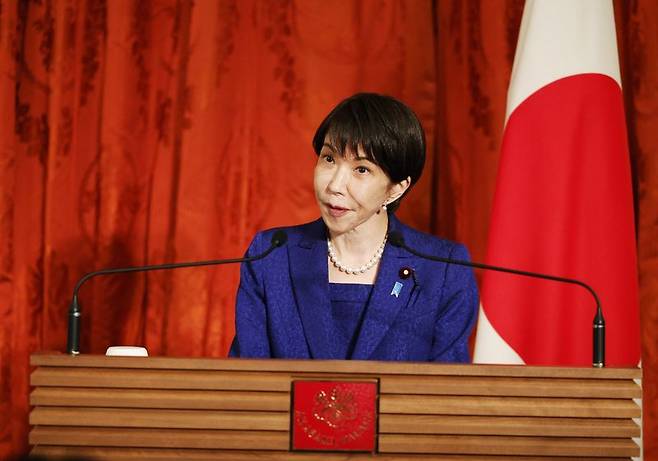 다카이치 사나에 일본 총리.AP뉴시스