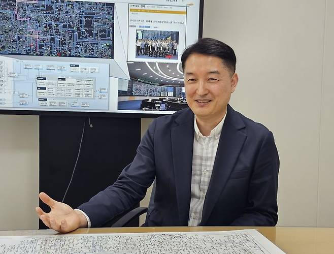이상호 한국전기연구원(KERI) 전력망연구본부장이 전기연구원 경기 의왕 분원에서 파이낸셜뉴스와 인터뷰하고 있는 모습. KERI 제공