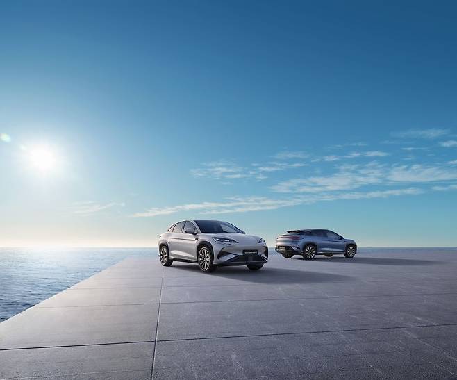 BYD 씨라이언 7은 환경부 인증 기준 주행거리 398km, 저온 주행거리 385km 수준을 확보, 겨울철 소비자들의 고민거리인 주행거리 감소에 대한 아쉬움을 희석시켰다. [사진 BYD코리아]