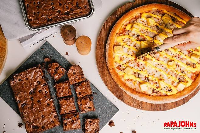 파파존스, ‘더블 초코칩 브라우니’ 히든 메뉴에서 ‘디저트 맛집’ 대표 메뉴로 성장