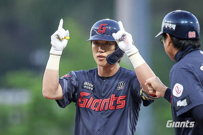 ▲ 전민재 ⓒ롯데 자이언츠