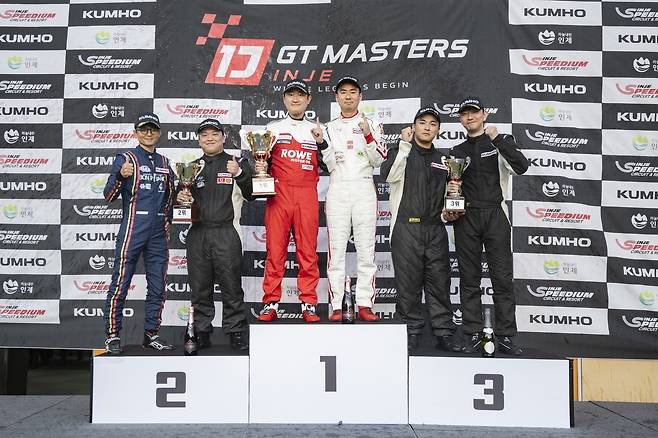 2026 인제 GT 마스터즈 개막전 마스터즈1 시상식 장면 [MIK 제공. 재판매 및 DB 금지]