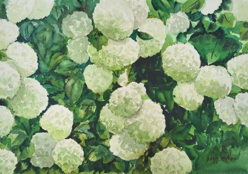 ◇봄의 수국 최혜정 작가 작품. 사진=최혜정 작가 제공