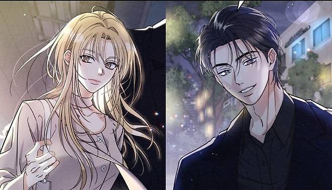 ▲ 김순돌 작가의 웹툰 '빛, 나는 연인'