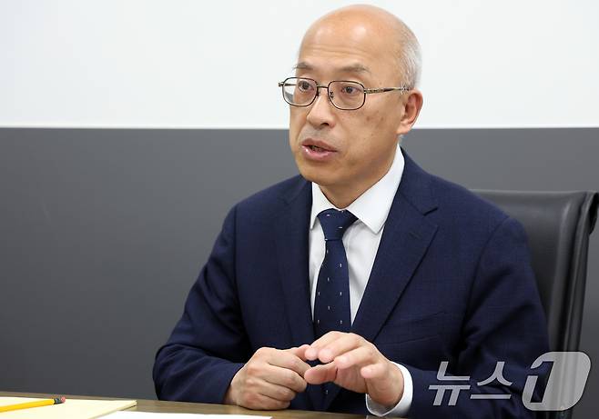 조원철 법제처장이 오후 서울 종로구 세종대로 정부서울청사에서 뉴스1과 인터뷰를 하고 있다. 2026.4.24 ⓒ 뉴스1 김명섭 기자