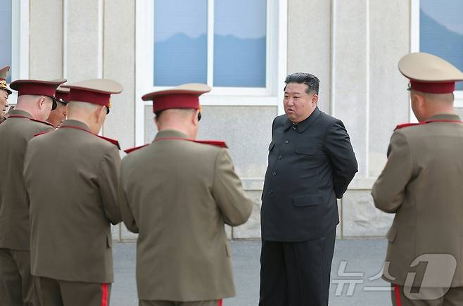 (평양 노동신문=뉴스1) =  김정은 노동당 총비서 . [국내에서만 사용가능. 재배포 금지. DB 금지. For Use Only in the Republic of Korea. Redistribution Prohibited] rodongphoto@news1.kr