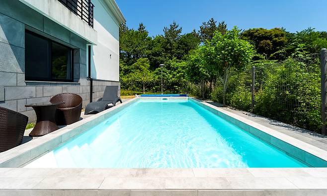 1일1객실로 한정 운영되는 기린빌라리조트 ‘디럭스 풀빌라’