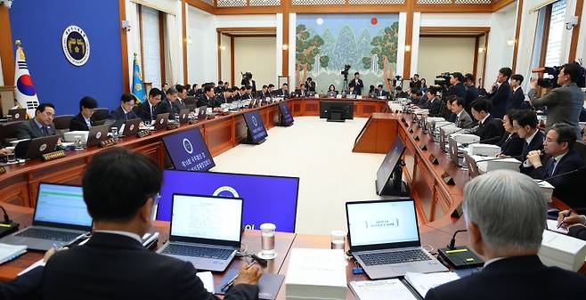이재명 대통령 국무회의 주재
