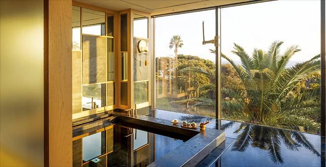 오레브 ‘핫스프링 & 스파’는 제주 유일의 국민 보양 온천이다. /오레브 리조트 제공