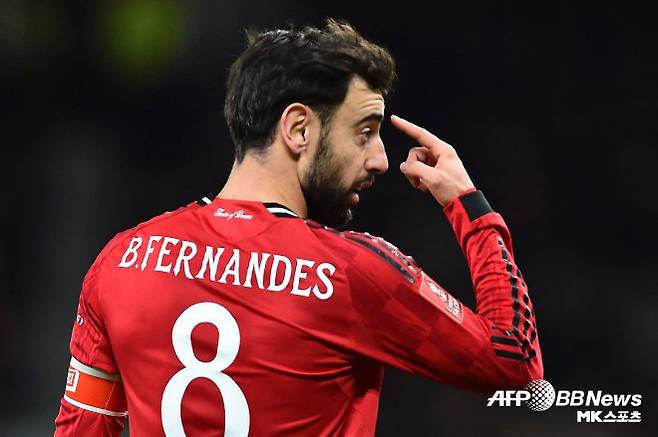 맨체스터 유나이티드 주장 브루노 페르난데스. 사진=AFPBBNews=News1