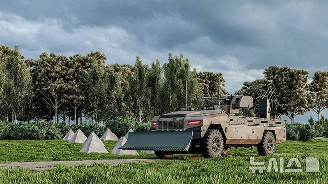 [서울=뉴시스]우크라이나 무인 지상 차량(UGV)인 프로텍터. (사진 = 우크라이나 아머 홈페이지 갈무리) 2026.04.16 photo@newsis.com