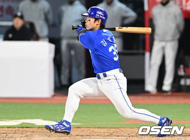 [OSEN=조은정 기자] 삼성 김성윤. 2026.04.03 / cej@osen.co.kr