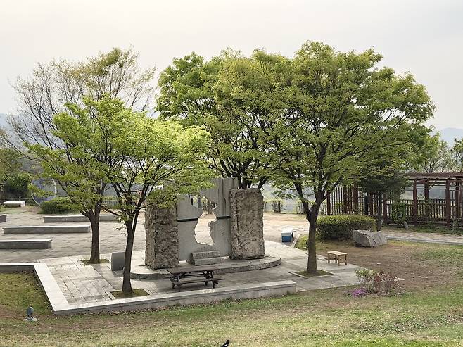 한반도 조형물. 사진제공|김기훈 사진작가