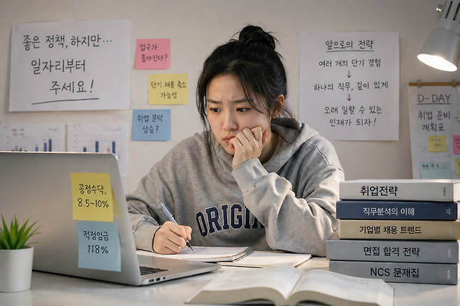취업준비생. (사진=챗GPT AI 생성)