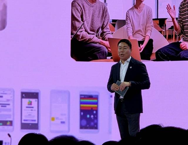 윤구 구글코리아 사장이 29일 서울 중구 웨스틴 조선 호텔에서 열린 ‘구글 포 코리아 2026‘ 행사에서 발언하고 있다. 나유진 기자