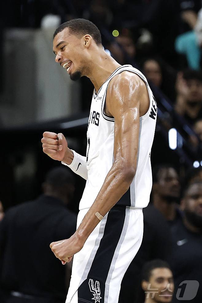 NBA 샌안토니오 빅터 웸반야마. ⓒ AFP=뉴스1