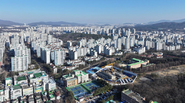 1기 신도시 선도지구로 지정된 성남 분당신도시 전경. [성남시 제공]