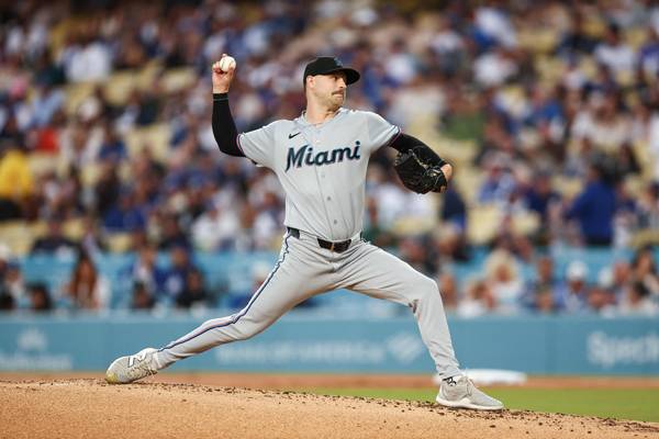 마이애미 선발 정크는 6이닝 무실점 호투했다. 사진= Getty Images/AFP= 연합뉴스 제공