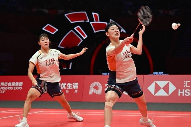 왼쪽부터 백하나와 이소희. 사진(AFP)=연합뉴스