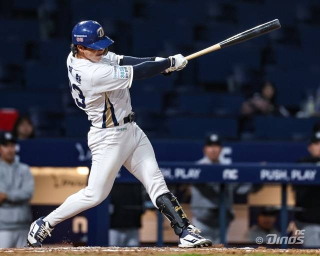 천재환은 29일 KIA전에서 홈런포를 가동했다. 사진=NC 제공