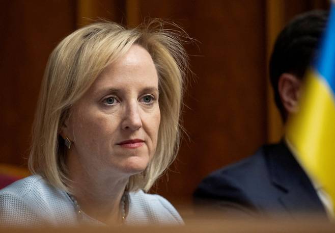 줄리 데이비스 주우크라이나 미국 대사 대리 /로이터=뉴스1