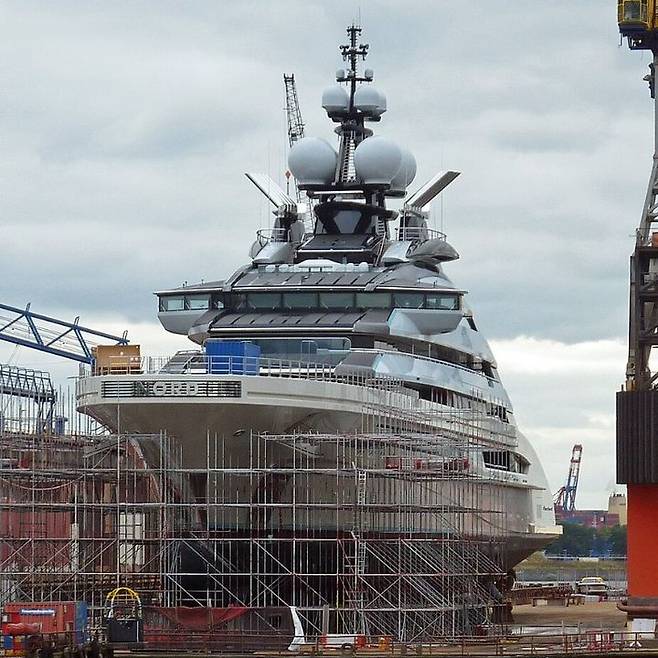 [서울=뉴시스] 2021년 독일 함부르크에 정박해 있는 호화 유람선 ‘노드’호.(출처: 위키피디아) 2026.04.29. *재판매 및 DB 금지