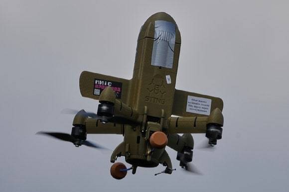 우크라이나군의 요격 드론 ‘스팅’. AP 연합뉴스