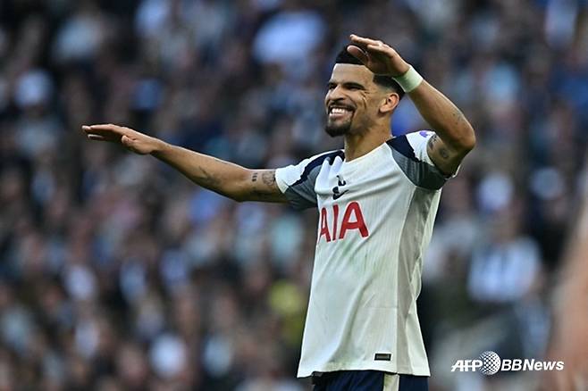 토트넘 공격수 도미닉 솔란케. /AFPBBNews=뉴스1