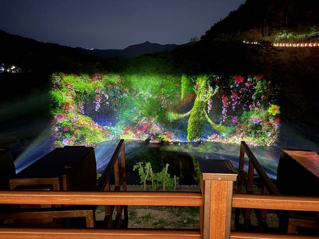 올해 가든페스타의 핵심은 야간 경관 콘텐츠다. 한탄강 주상절리를 배경으로 한 대형 미디어파사드는 현장에서 가장 눈길을 끄는 요소가 될 전망이다. (사진=박성용 기자)