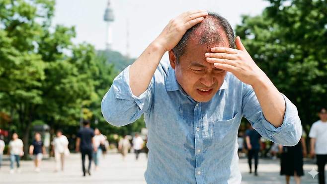 피부만큼 두피 자외선 차단도 중요하다｜출처: 클립아트코리아