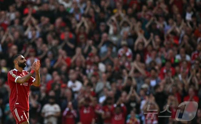 리버풀의 모하메드 살라.  ⓒ AFP=뉴스1