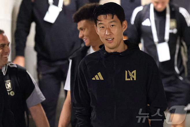 LA FC 손흥민.  ⓒ AFP=뉴스1